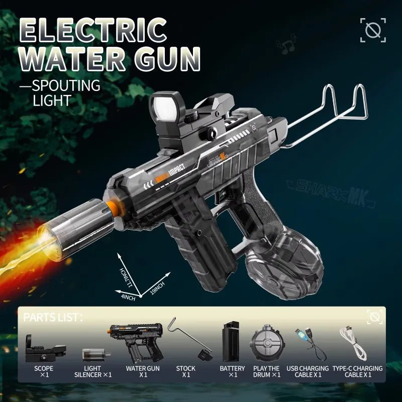 High - Pressure Electric Water Gun: Automatic Summer Fun Toy - GiftWave.co