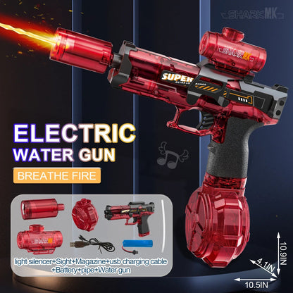 High - Pressure Electric Water Gun: Automatic Summer Fun Toy - GiftWave.co