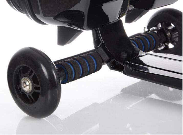 Kids Scooter Suitcase – Rolling Luggage with Built-in Skateboard, Childr... — View 4