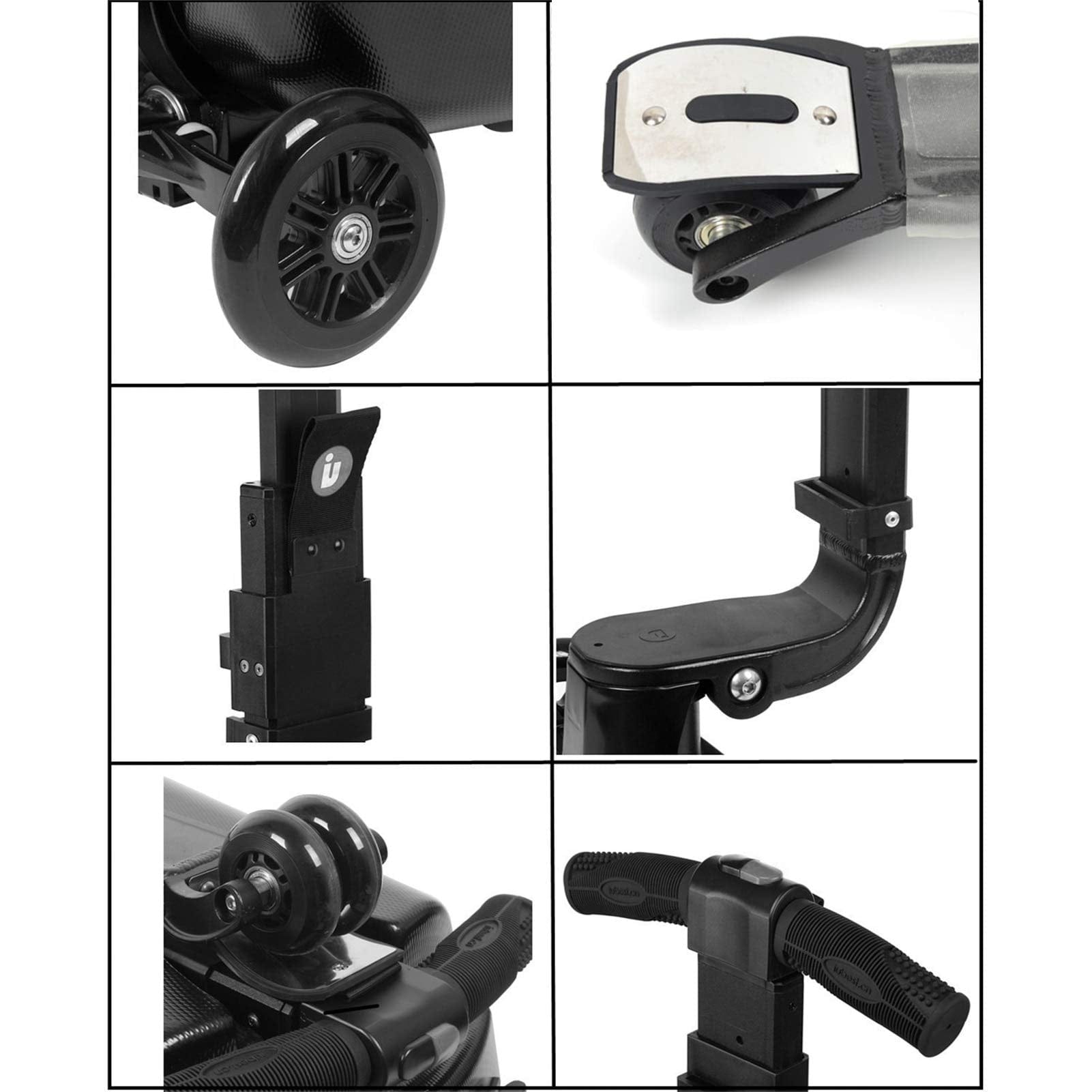 Scooter Suitcase - Best Rolling Detachable Luggage with Built - in Skateboard for Travel - GiftWave.co