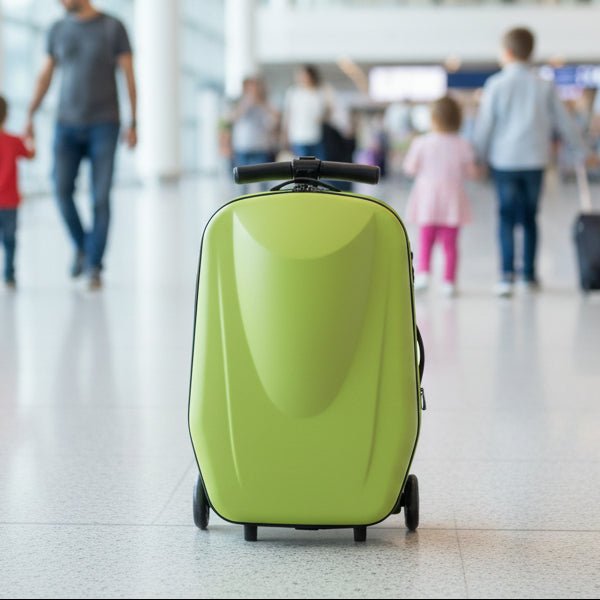 Kids Scooter Suitcase – Rolling Luggage with Built-in Skateboard, Childr... — View 13