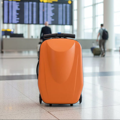 Kids Scooter Suitcase – Rolling Luggage with Built-in Skateboard, Childr... — View 8
