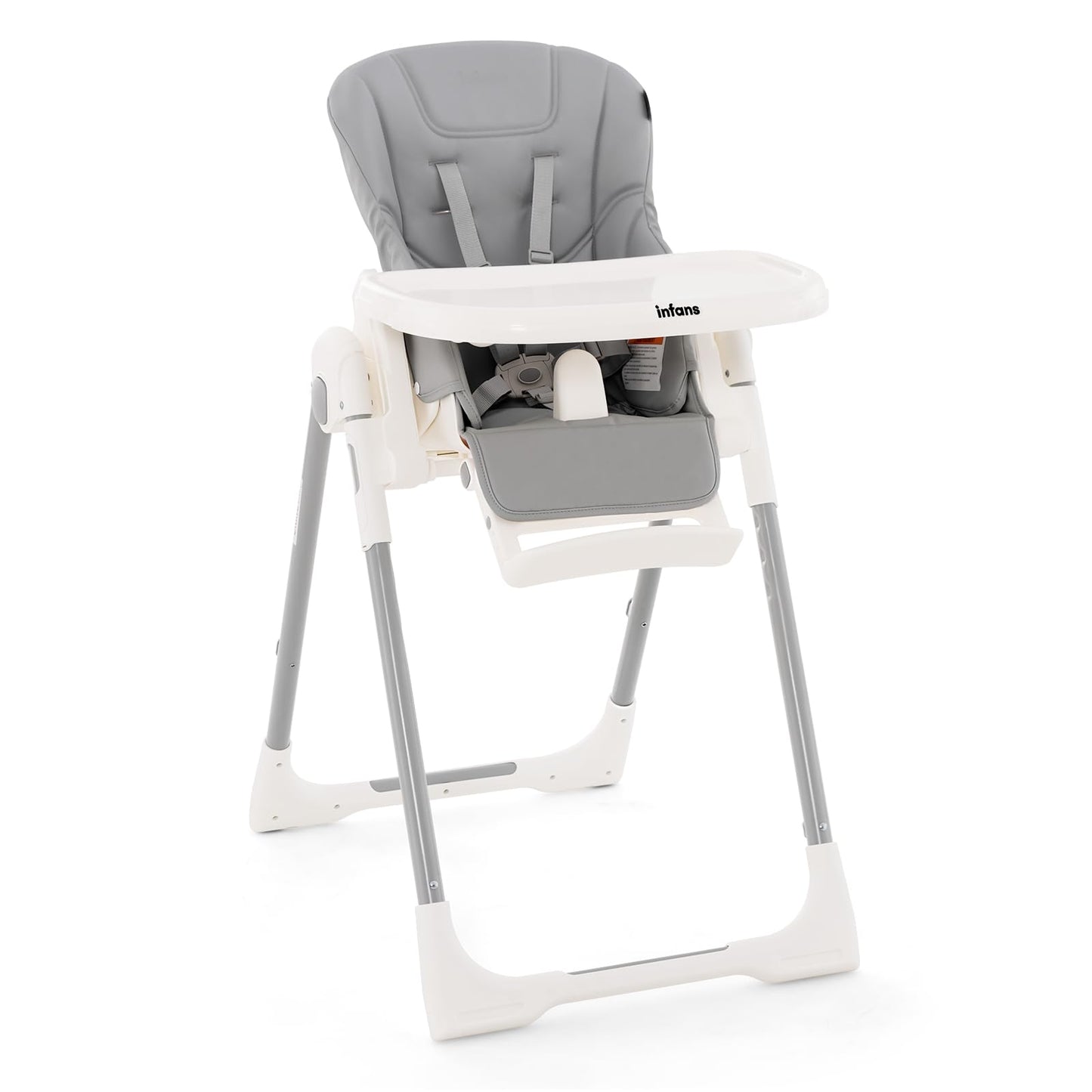 INFANS Foldable High Chair for Babies & Toddlers with Multiple Adjustabl... — View 22
