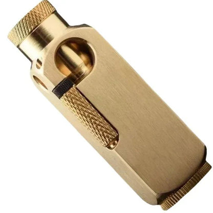 Luxury Heavy - Duty Trench Unique Chinese Themed Brass Lighter - Homebound Essentials