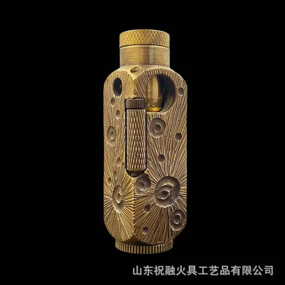 Luxury Japanese Brass Lighter – Premium Heavy-Duty Windproof Pocket Lighter — View 12