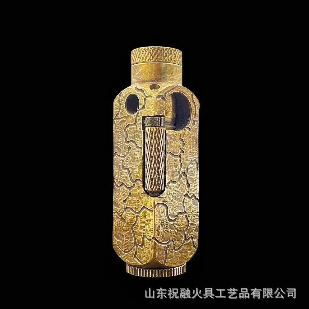 Luxury Japanese Brass Lighter – Premium Heavy-Duty Windproof Pocket Lighter — View 8