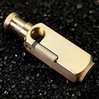 Luxury Japanese Brass Lighter – Premium Heavy-Duty Windproof Pocket Lighter — View 10
