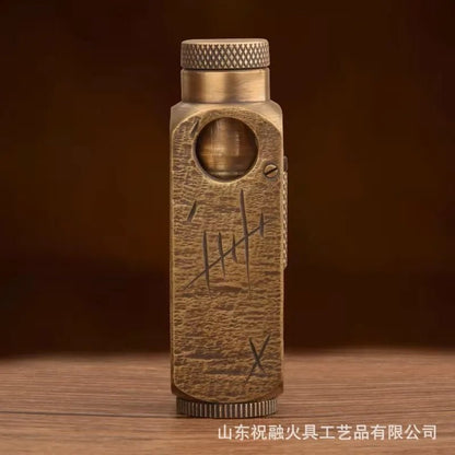 Luxury Japanese Brass Lighter – Premium Heavy-Duty Windproof Pocket Lighter — View 17