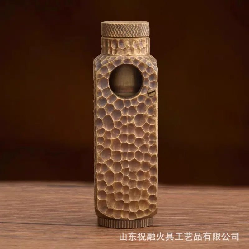 Luxury Japanese Brass Lighter – Premium Heavy-Duty Windproof Pocket Lighter — View 16