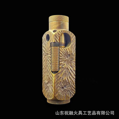 Luxury Japanese Brass Lighter – Premium Heavy-Duty Windproof Pocket Lighter — View 19