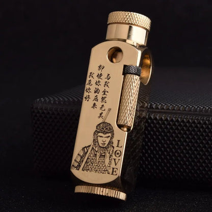 Luxury Japanese Brass Lighter – Premium Heavy-Duty Windproof Pocket Lighter — View 14