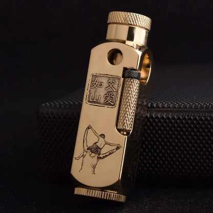 Luxury Japanese Brass Lighter – Premium Heavy-Duty Windproof Pocket Lighter — View 25