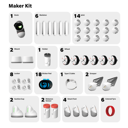 ClicBot Modular Coding Robot — Buildable, Programmable, STEM Learning Robot
