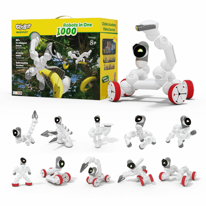 ClicBot Modular Coding Robot — Buildable, Programmable, STEM Learning Robot