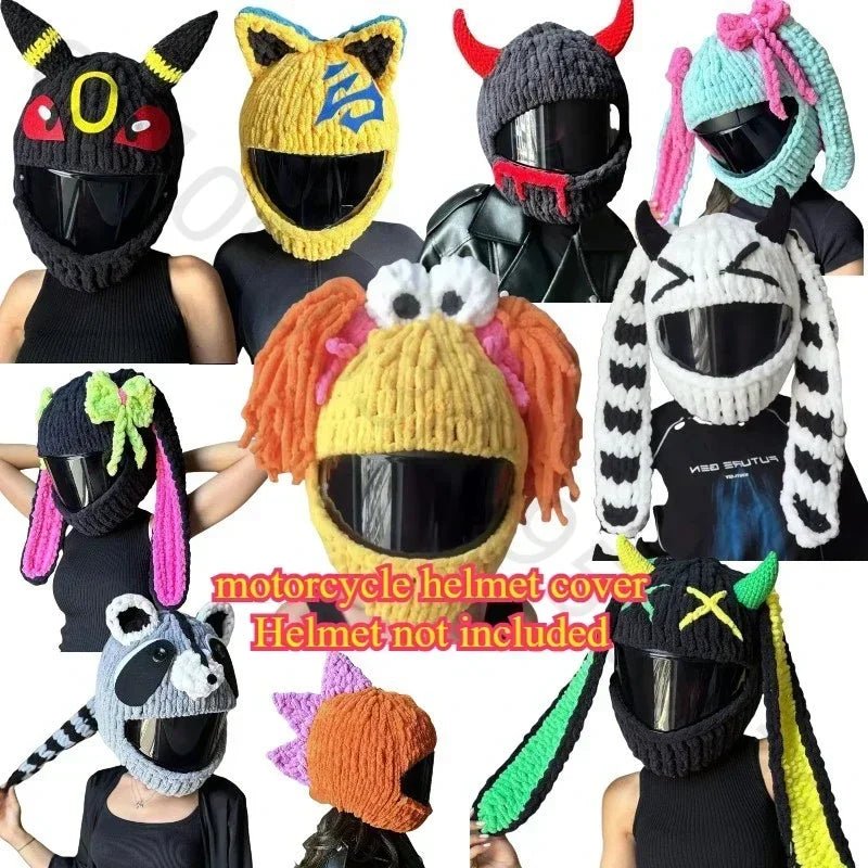 Motorcycle Helmet Cover – Fun & Decorative Full - Face Helmet Accessory - GiftWave.co