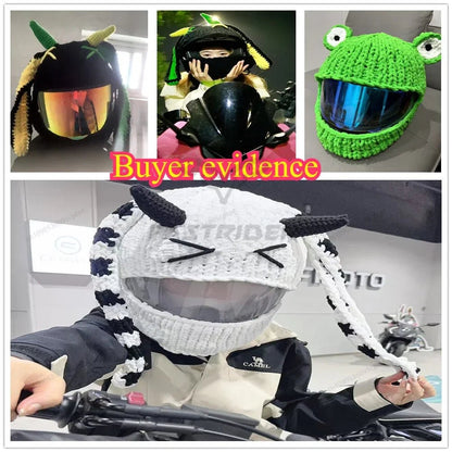 Motorcycle Helmet Cover – Fun & Decorative Full - Face Helmet Accessory - GiftWave.co