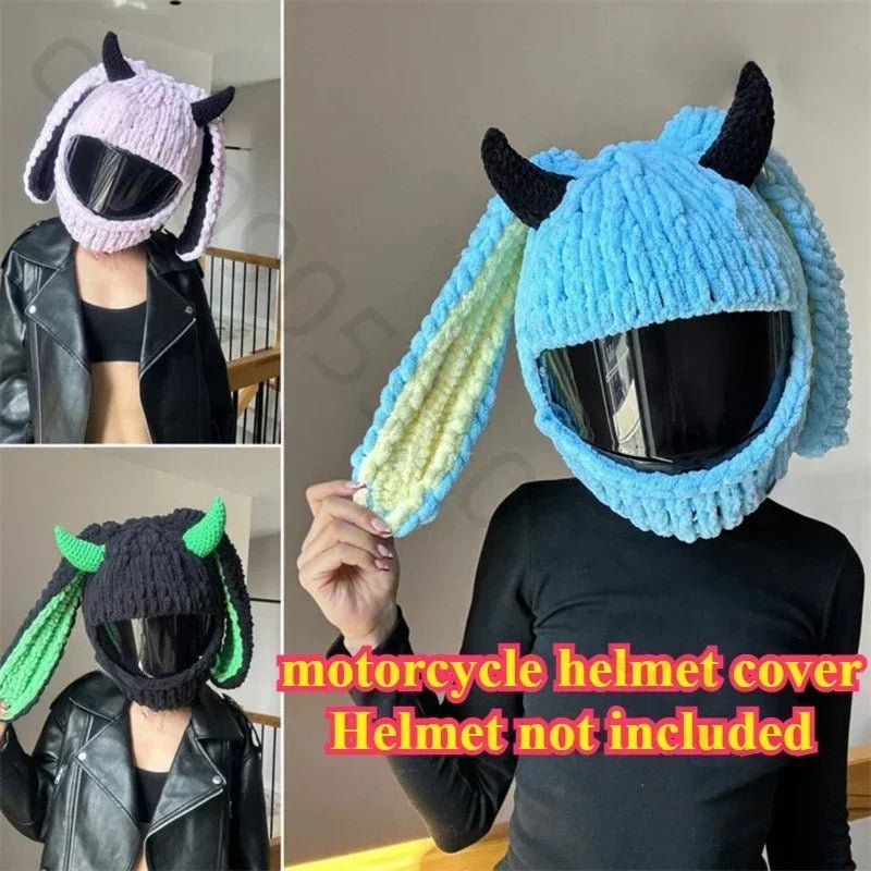 Motorcycle Helmet Cover – Fun & Decorative Full - Face Helmet Accessory - GiftWave.co