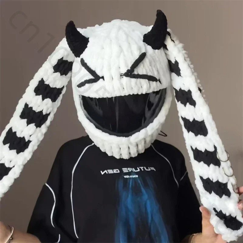 Motorcycle Helmet Cover – Fun & Decorative Full - Face Helmet Accessory - GiftWave.co