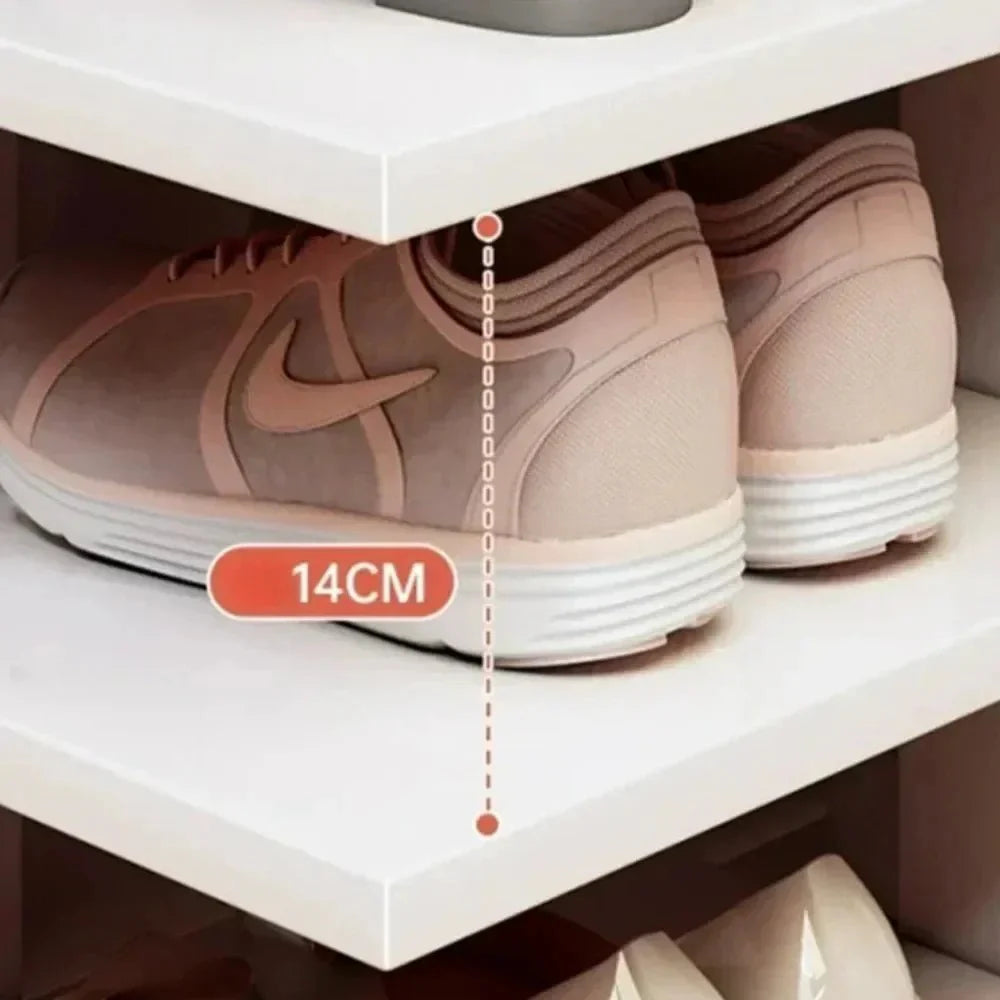 Multilayer Shoe Cabinet with Top Drawer Organizer: Space - Saving Home Furniture - Homebound Essentials