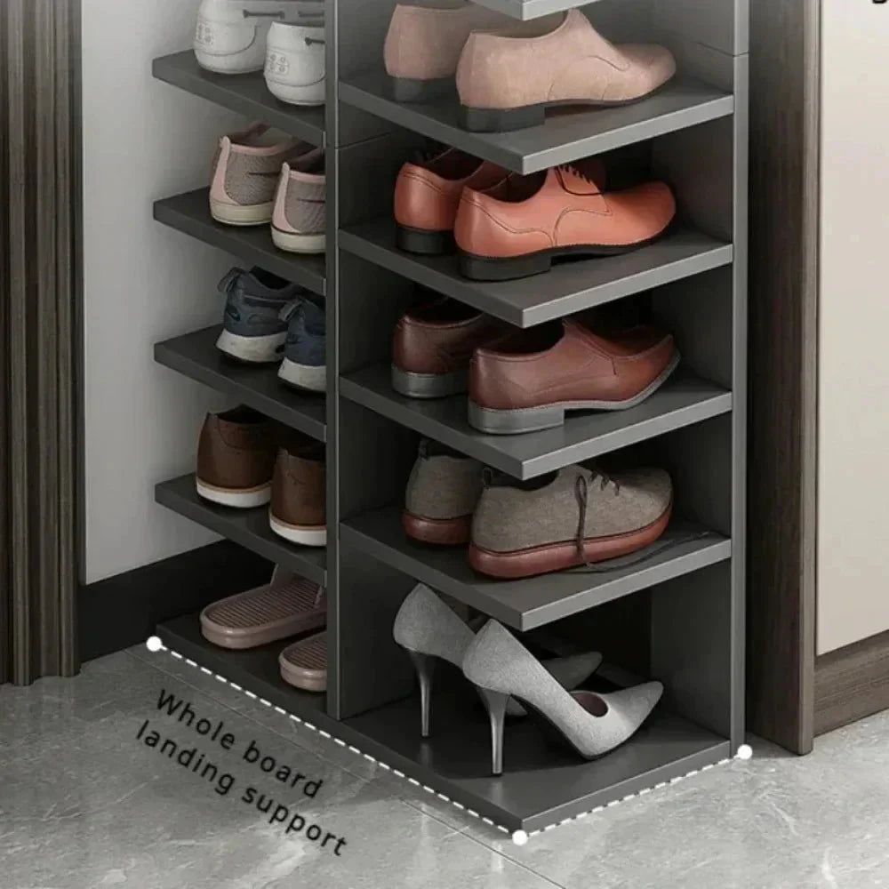 Multilayer Shoe Cabinet with Top Drawer Organizer: Space - Saving Home Furniture - Homebound Essentials