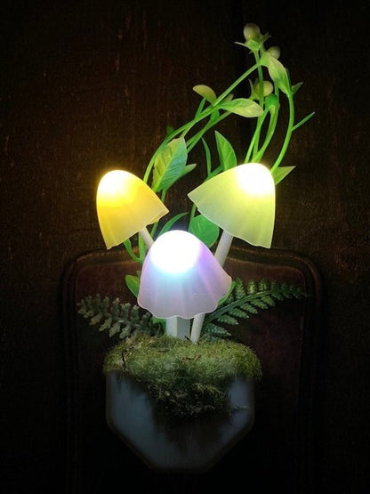 Mushroom Table Lamp with Touch Dimming | LED Bedroom Desk Night Light - GiftWave.co