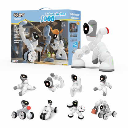 ClicBot Modular Coding Robot — Buildable, Programmable, STEM Learning Robot