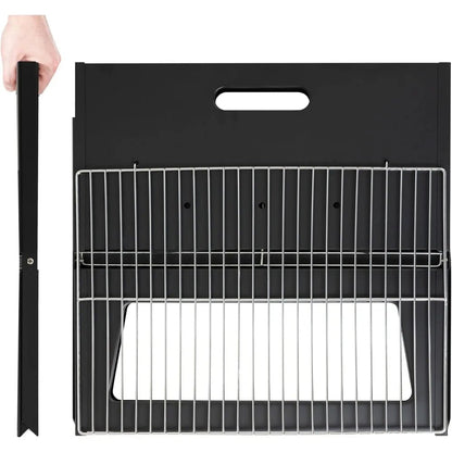 Portable Notebook BBQ Grill Foldable Charcoal Barbecue Grill for Camping... — View 4