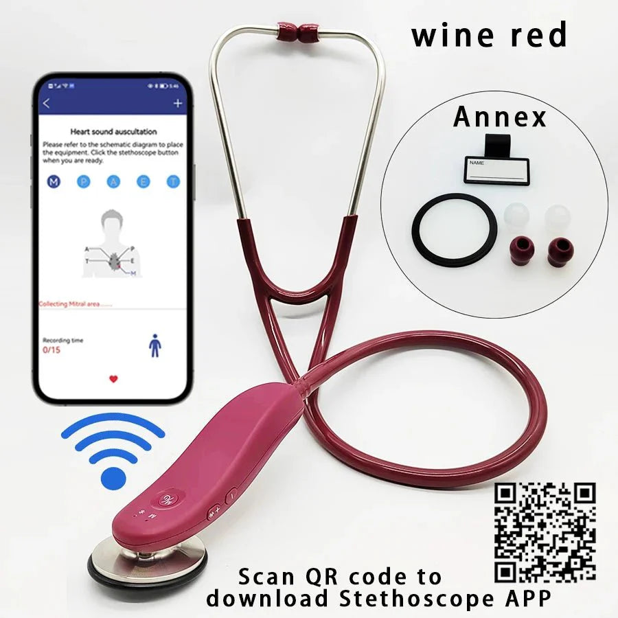 Premium Electronic Bluetooth Digital Stethoscope – Wireless & Intelligent - Homebound Essentials