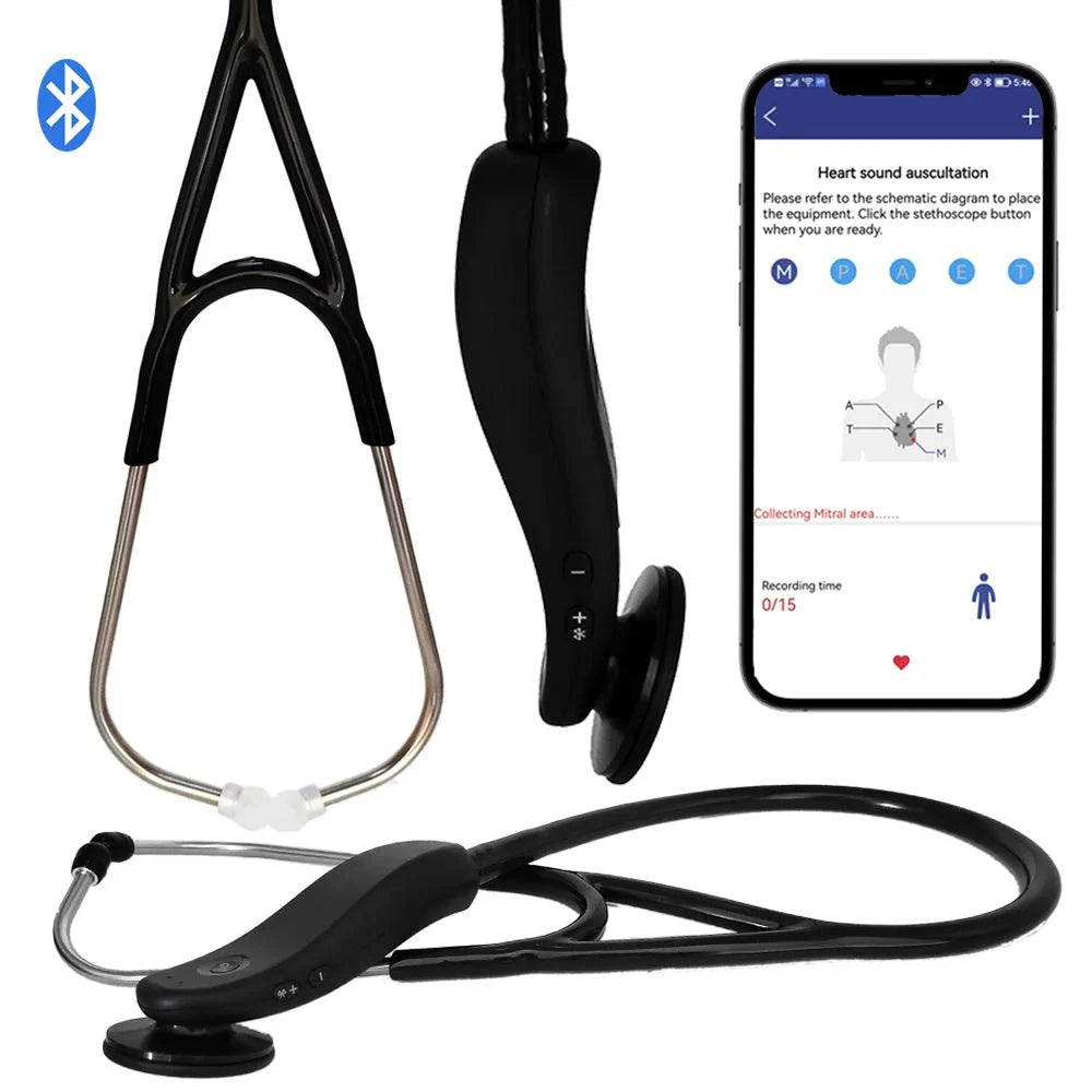Premium Electronic Bluetooth Digital Stethoscope – Wireless & Intelligent - Homebound Essentials