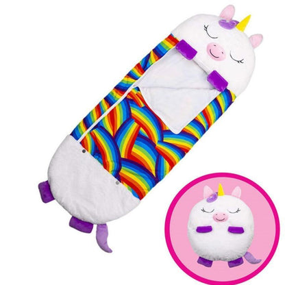 Products Pro Campnap - 2 In 1 Kids Convertible Plush Pillow Sleeping Bag