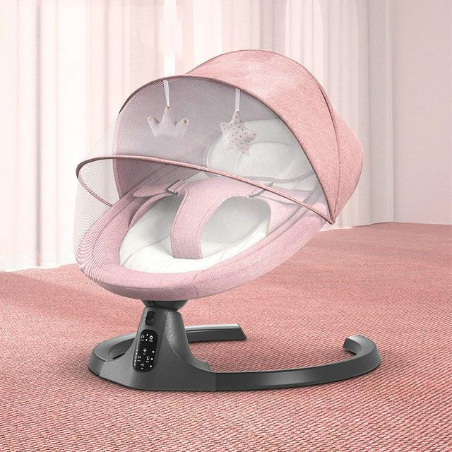 Products pro Smart Pink Rocky - Smart Baby Swing & Bluetooth Rocker 41636069-pink-a-us-plug-united-states