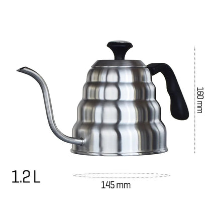 Professional 1L/1.2L Gooseneck Stainless Steel Pour Over Coffee Kettle – 2026 Edition - GiftWave.co