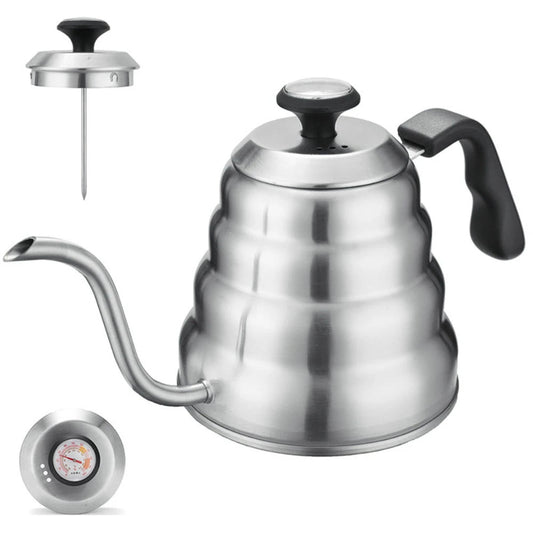 Professional 1L/1.2L Gooseneck Stainless Steel Pour Over Coffee Kettle – 2026 Edition - GiftWave.co