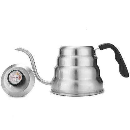 Professional 1L/1.2L Gooseneck Stainless Steel Pour Over Coffee Kettle – 2026 Edition - GiftWave.co