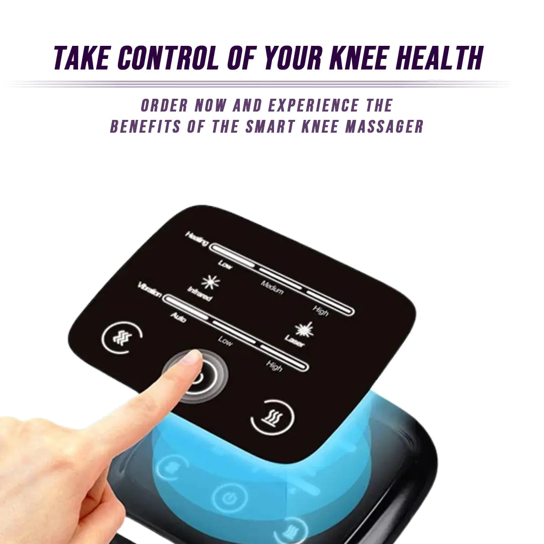 Smart Knee Massager - Best Pain Relief Device | Perfect Gift for Seniors