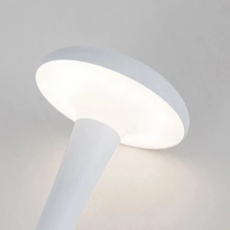 Rechargeable Mushroom Table Lamp Wireless Touch Desk Lamp Bedroom Atmosp... — View 5