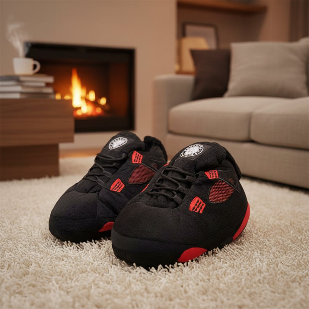 Retro Jordan Max Plush House Sneaker Slippers