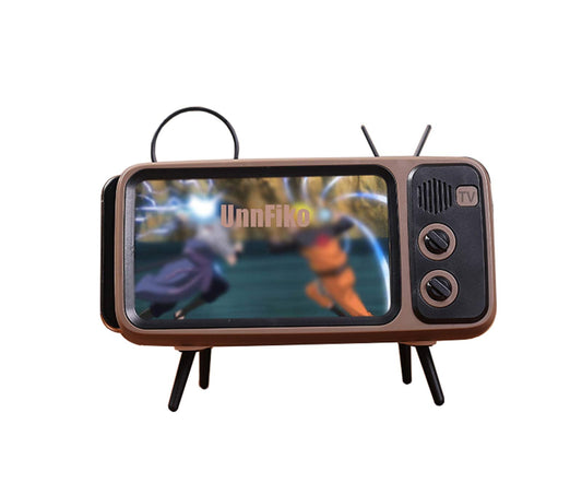 Retro Mini TV Bluetooth Speaker & Phone Holder | 2 - in - 1 Portable Wireless Audio - GiftWave.co