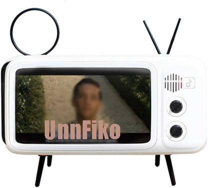 Retro Mini TV Bluetooth Speaker & Phone Holder | 2 - in - 1 Portable Wireless Audio - GiftWave.co