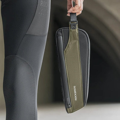 RockBros Bicycle Bag: Portable Cycling Top Tube Bag, Nylon MTB Road Phone Tool Bag with Reflective Ultralight Design - Homebound Essentials