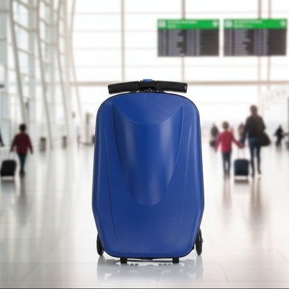 Kids Scooter Suitcase – Rolling Luggage with Built-in Skateboard, Childr... — View 11