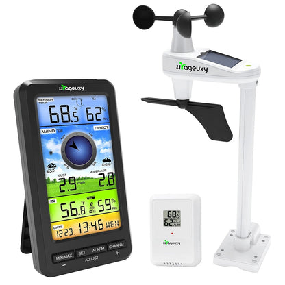 Smart Wireless Weather Station WiFi Indoor Outdoor Color Display Tempera... — Gift Idea