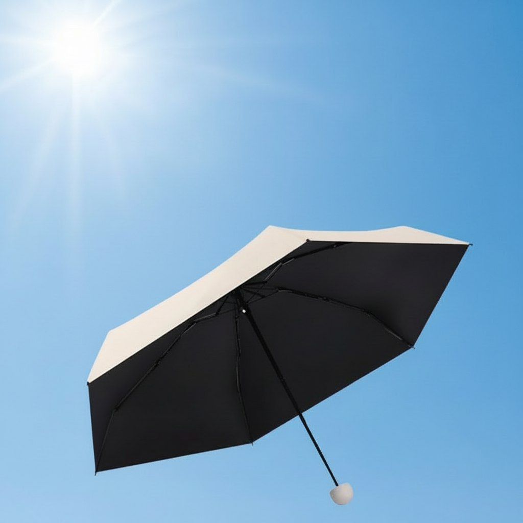 SunGuard: Ultra Compact UV-Protective Mini Umbrella for On-the-Go Protection