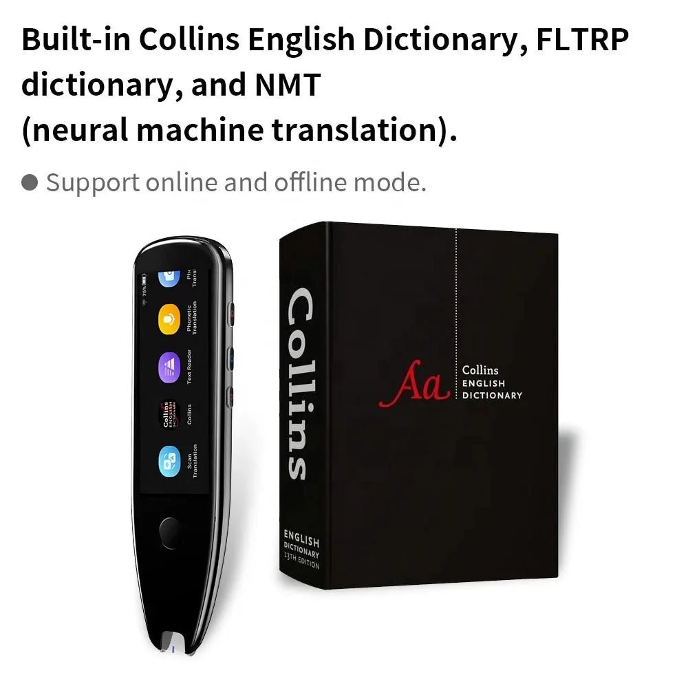 Vormor X5Pro - Collins Electronic Smart Pen | Voice Translation | Android 8.0 | Multilingual Intercom - GiftWave.co