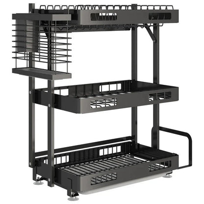 Wall - Mounted Dish Drying Rack: Space - Saving Kitchen Organizer - Homebound Essentials