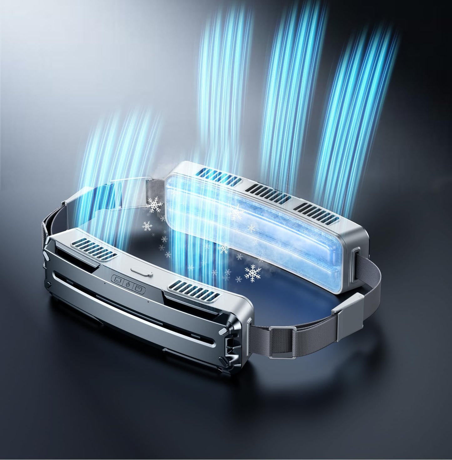 Wearable Waist Belt Fan Rechargeable 10000mAh, Portable Clip - On Cooling Fan 16000RPM 25H Outdoor Camping - GiftWave.co