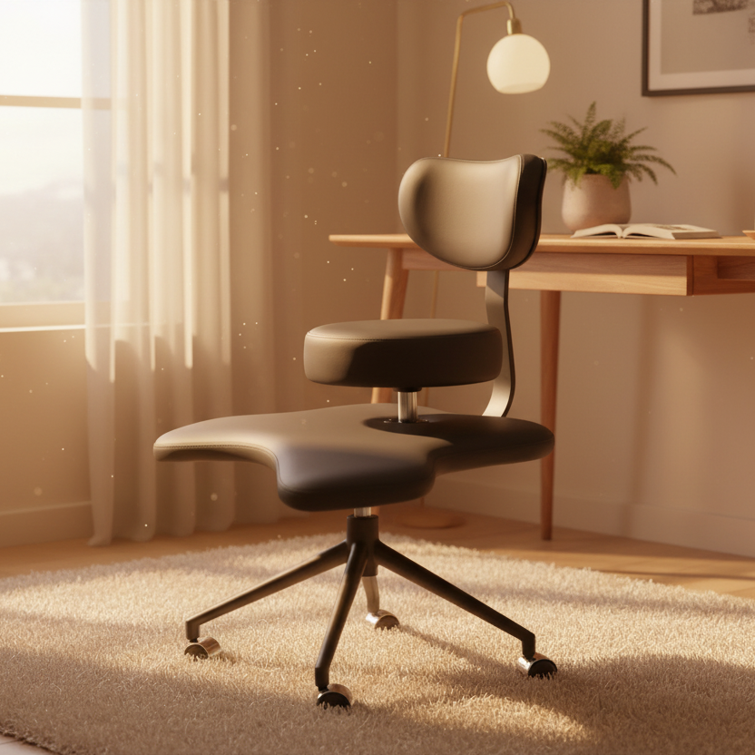 ZenSquat Cross-Legged Kneeling Chair - Premium Ergonomic Yoga Meditation Seat