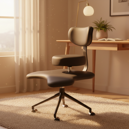 ZenSquat Cross-Legged Kneeling Chair - Premium Ergonomic Yoga Meditation Seat