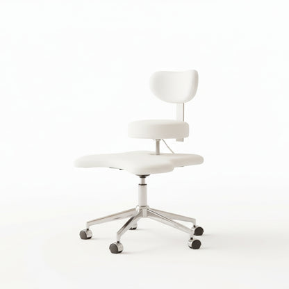 ZenSquat: Cross - Legged Kneeling Chair - Ideal for Yoga Lovers | Fitness Enthusiasts, Back, Leg Pain Relief, Meditation | Home Office Desk Chair -