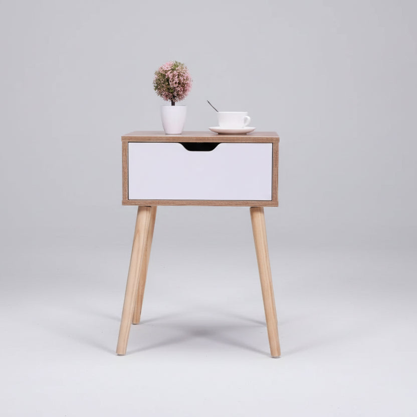 ZenWood Nightstand - Modern Elegance for Stylish Storage Needs 